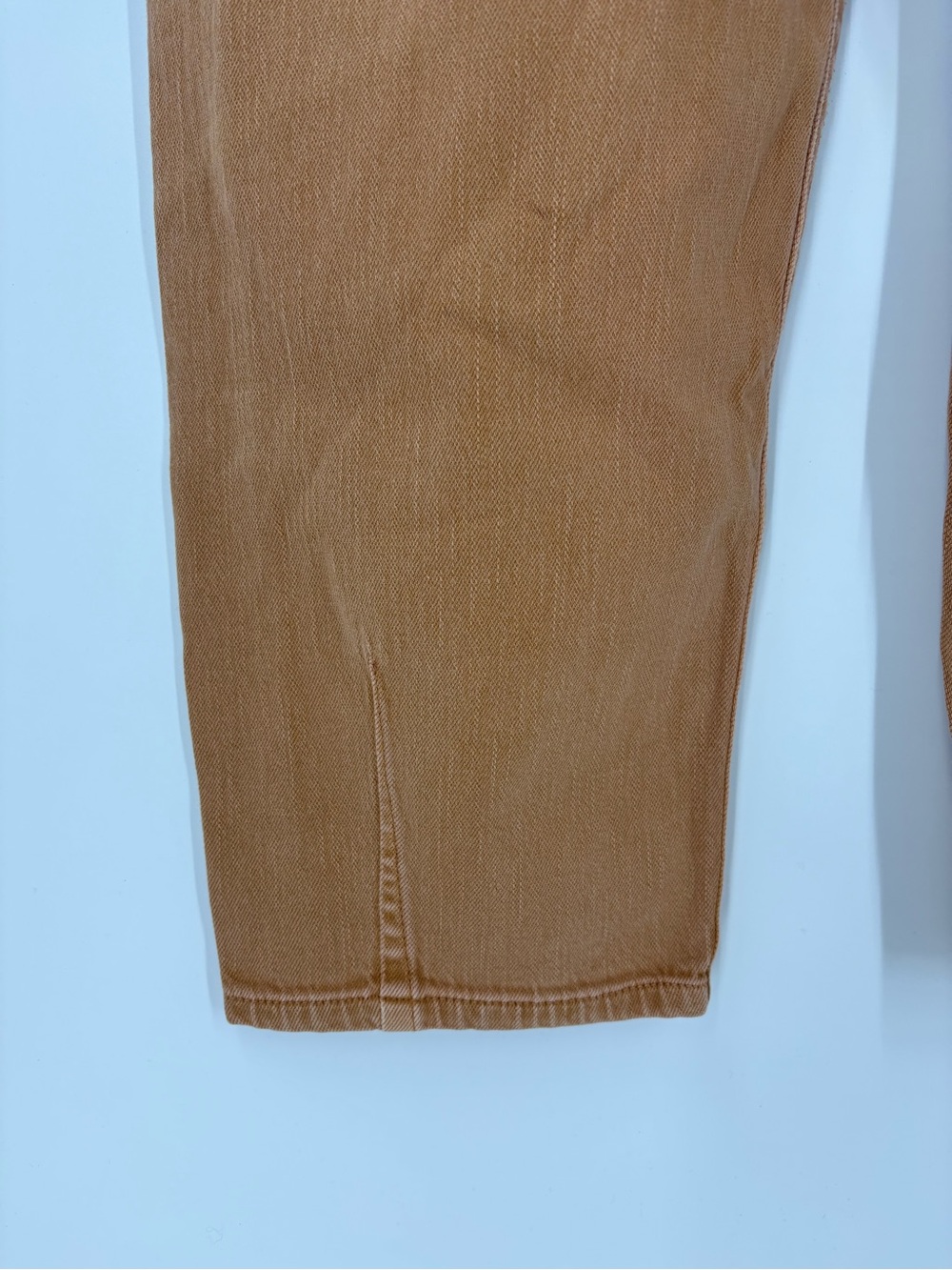 Pilcro Anthropologie The Breaker High Rise Barrel Brown Tan Cropped Size 26 - Picture 11 of 16